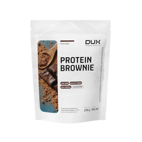 DUX Protein Brownie Refil 270 g — embalagem